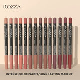 Waterproof Lip Liner Pencil Set 6 Piece Matte Long Lasting Precise