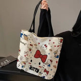 Sanrio Hello Kitty Shoulder Bag Cute Cartoon Handbag for Girls