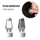 Hexagon Scalp Applicator & Oil Massage Comb – Precision Hair Regrowth Roller Ball Liquid Treatment Distributor
