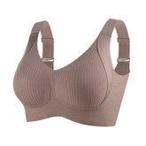 Seamless Wireless Push-Up Bra - Soft Comfort Lingerie with Side-Smoothing Lift