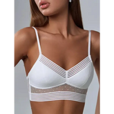 Sexy lace U-shaped backless lingerie for women without steel rings beautiful back bra ultra-thin invisible bra