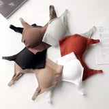 Sexy Underwear Women Gather No Steel Ring Lingerie Bra Tube Top Wrapped Chest Beauty Back Actival Cotton Thin Section
