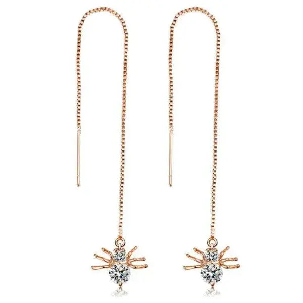 Shining Star Tassel Earrings for Elegant Occasions - 1 set Gold