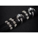 Shining Star Tassel Earrings for Elegant Occasions - 1 set Gold