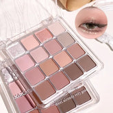 Sixteen Color Eye Shadow Pearl Matte 16g Korean Earth Tone Palette