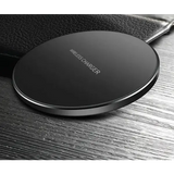 Sleek Fast Charging Pad for Wireless Charging and Quick Power Boost - Black