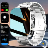 ERUN Smart Watch Fitness Tracker for Daily Health Management - Silver add metal