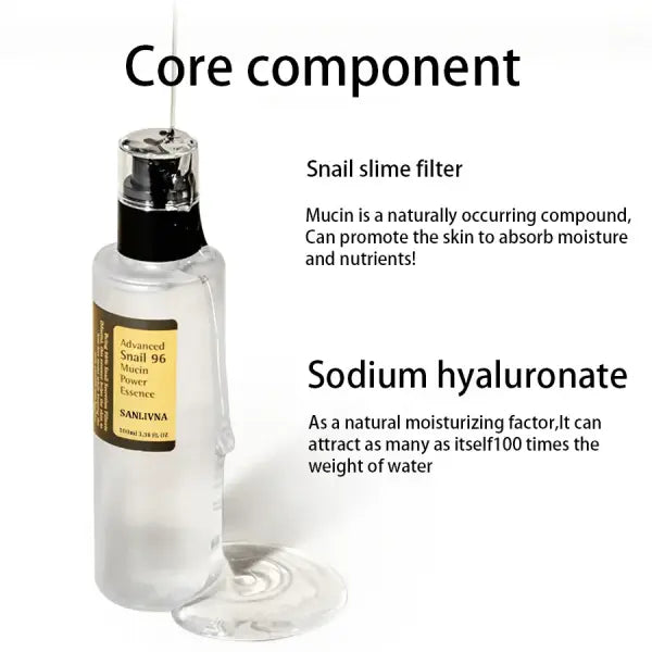 Snail Mucin Anti Aging Facial Essence for Fine Lines and Tired Skin - 100ml