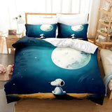 Snoopy Home Bedding Set Duvet Cover Comforter Sets 3-Piece Set 1 Quilt Cover Suitable For Children And Adults - 6