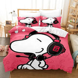 Snoopy Home Bedding Set Duvet Cover Comforter Sets 3-Piece Set 1 Quilt Cover Suitable For Children And Adults - 9