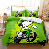Snoopy Home Bedding Set Duvet Cover Comforter Sets 3-Piece Set 1 Quilt Cover Suitable For Children And Adults - 1