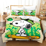 Snoopy Home Bedding Set Duvet Cover Comforter Sets 3-Piece Set 1 Quilt Cover Suitable For Children And Adults - 5