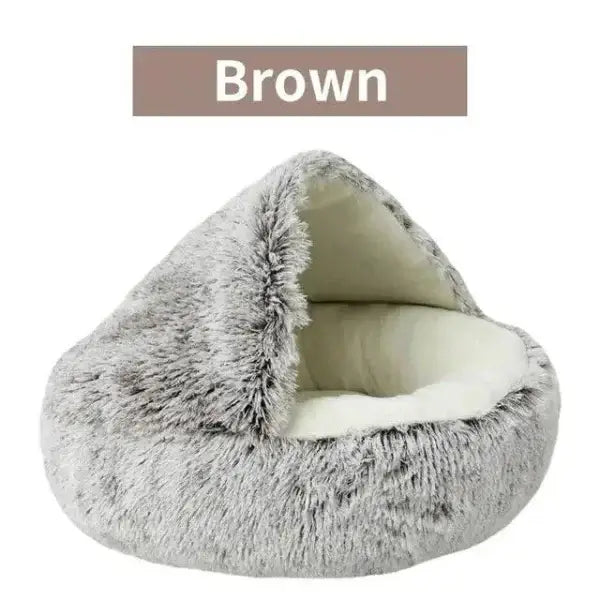 Soft Plush Calming Cat Bed for Ultimate Comfort and Relaxation - Himpall