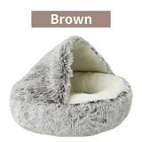 Soft Plush Calming Cat Bed for Ultimate Comfort and Relaxation - Himpall