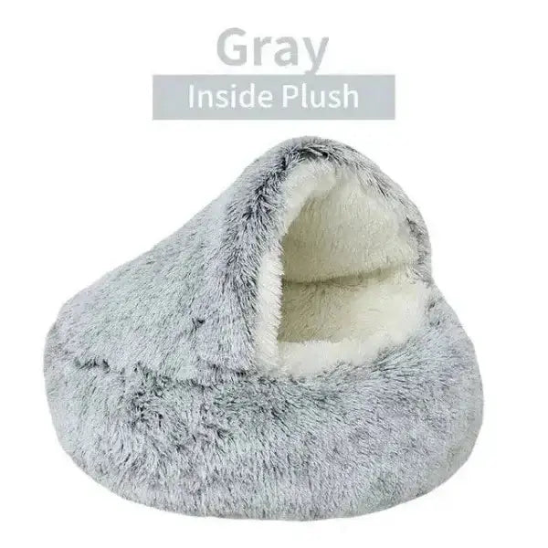 Soft Plush Calming Cat Bed for Ultimate Comfort and Relaxation - Himpall