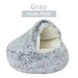 Soft Plush Calming Cat Bed for Ultimate Comfort and Relaxation - Himpall