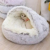 Soft Plush Calming Cat Bed for Ultimate Comfort and Relaxation - Himpall