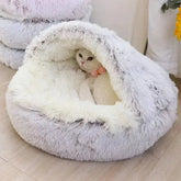 Soft Plush Calming Cat Bed for Ultimate Comfort and Relaxation