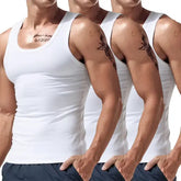 Spring And Summer Multi-color Three-piece Combination Short Sleeve - White Ten White Ten White / L - None