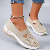 Spring new women’s sports shoes fashionable breathable lightweight non-slip wear-resistant casual sports shoes flat