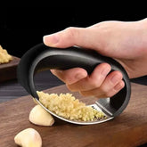 Stainless Steel Manual Garlic Press & Crusher – Easy Squeeze Kitchen Tool