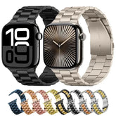 Stainless steel strap apple watch metal buckle business band