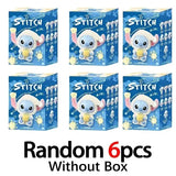 Stitch Sleep Blind Box Plush Pendant Soft Fabric Ornament for Fans - Random 6PCS