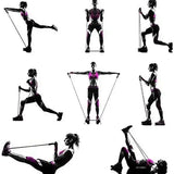 Strength Training Resistance Bands with Handles – Portable Home Gym