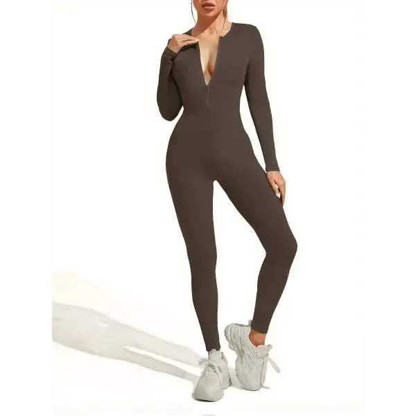 Stylish Long Sleeve Skiing Jumpsuit for Winter Sports - shenzong / L