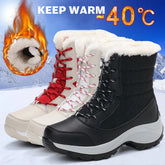 Stylish Plush Warm Snow Boots with Comfortable Fit in Various Colors - Himpall