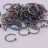 Stylish Stainless Steel Fake Body Piercing Punk Jewelry Accessories - Himpall