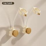 Suction Cup Hair Dryer Bracket 2 Pack Rotating Wall Mount - Logs 2 Pack