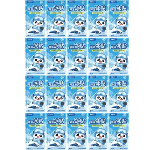Summer Cooling Patch Ice Pack (Large Blue) – Travel Heat Relief - 20pack(40pcs)