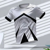 Men’s Quick-Dry Sports T-Shirt - Breathable Running & Fitness Tee - Oversized Outdoor Performance Top