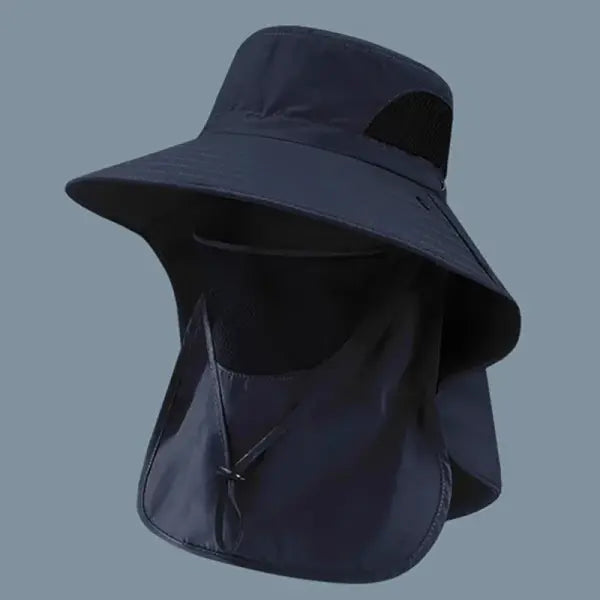 Summer Sun Hats UV Protection Outdoor Hunting Fishing Cap For Men Women Hiking Camping Visor Bucket Hat Neck Flap