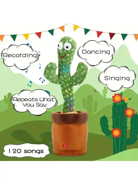 Sunny Cactus Talking Toy for Fun and Interactive Playtime for Kids - Himpall