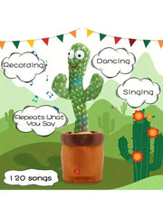 Sunny Cactus Talking Toy for Fun and Interactive Playtime for Kids - Himpall