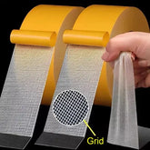 Super Thin Strong Fixation Double Sided Adhesive Tape Heavy Duty Translucent Mesh Waterproof Traceless Powerful Grid