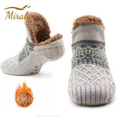 Super Warm Winter Non-slip Floor Socks Women Men Snow Socks Sleep Carpet Socks Slippers Socks Women Velvet Boot Unsiex