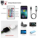 USB RGB LED Strip for Unisex (SMD5050) for Bluetooth TV Desktop