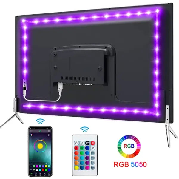 USB RGB LED Strip for Unisex (SMD5050) for Bluetooth TV Desktop