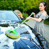 Telescopic Long Handle Car Wash Mop with Super Absorbent Features - Himpall