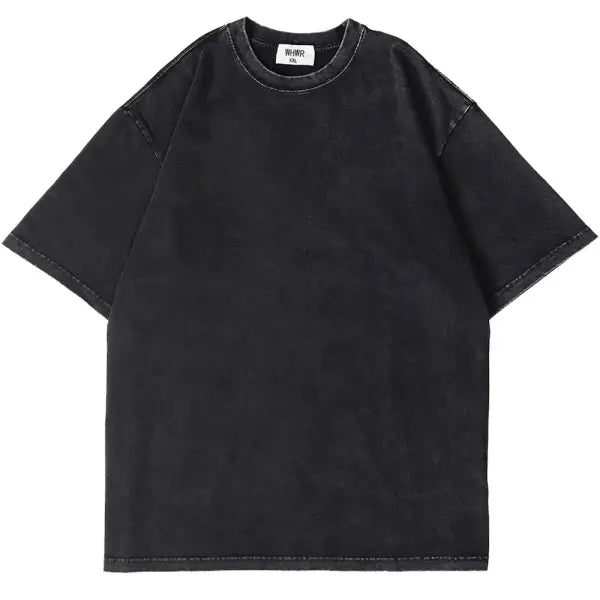Summer Cotton Knit Print O Neck Top with Product Care Instructions