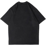 Summer Cotton Knit Print O Neck Top with Product Care Instructions