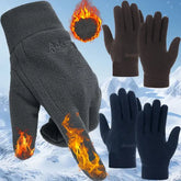Winter Thermal Touchscreen Gloves – Warm Fleece Windproof Full-Finger Gloves for Men & Women Outdoor Skiing & Cycling