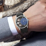 TOMI Mens Quartz Watch Alloy Case Business Gift Set
