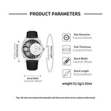 TOMI Mens Quartz Watch Alloy Case Business Gift Set