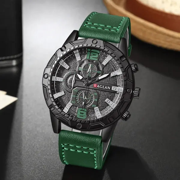 Wal-Joy Leather Band Type Fashion Watch for Men (Alloy) – Casual Gift