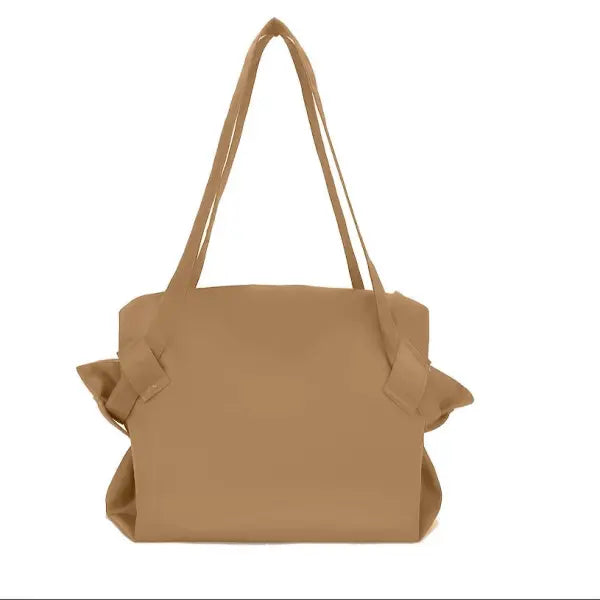 Travel Camping Storage Large Capacity Shoulder Messenger Luggage Bag - Khaki - Hair Remover