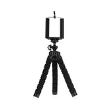Flexible Tripod Smartphone Stand (Plastic/170mm) – Stable Filming - Black Tripod
